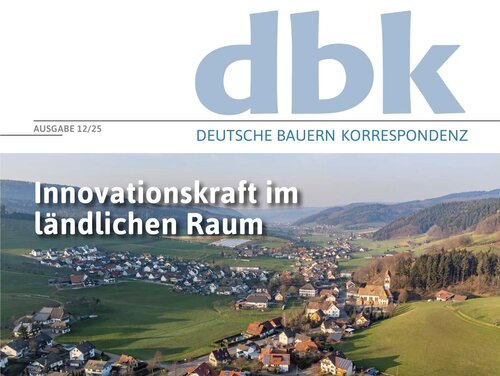 DBK Titelseite des Mitgliedermagazins des Deutschen Bauernverbands e. V. „Deutsche Bauern Korrespondenz"