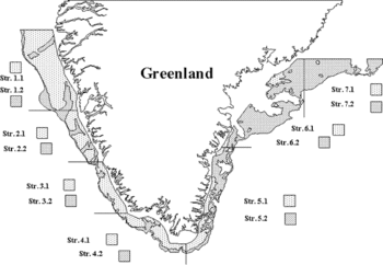 Karte der Südspitze Grönlands