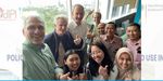 The project team during the last preparations of the workshop. From left to right, behind: Richard Fischer (1), Heiner von Lüpke (1), Matthias Dieter (1), Simon Thomsen (1), Adam Bakhtiar (2), Jatna Supriatna (2), Ahmad Maryudi (3); front: Nilo Wijaya (3), Christina Ayu Andari (3), Isnaini Pramesti (2) 1) Thünen Institute, 2) DIPI Indonesian Science Fund, 3) Sebijak Institute of Forest Policy and History, University of Yogyakarta