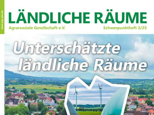 Ländliche Räume Schwerpunktheft 3/25