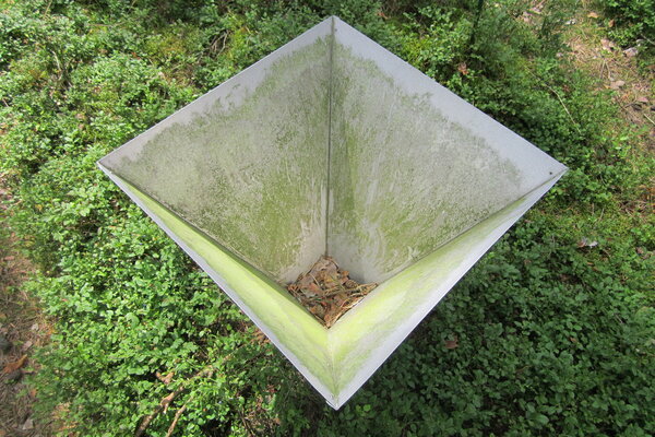 Detailaufnahme eines Streufallsammlers Detailaufnahme eines Streufallsammlers