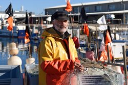 portrait of a fisherman in the harbor Strukturwandel in der Küstenfischerei
