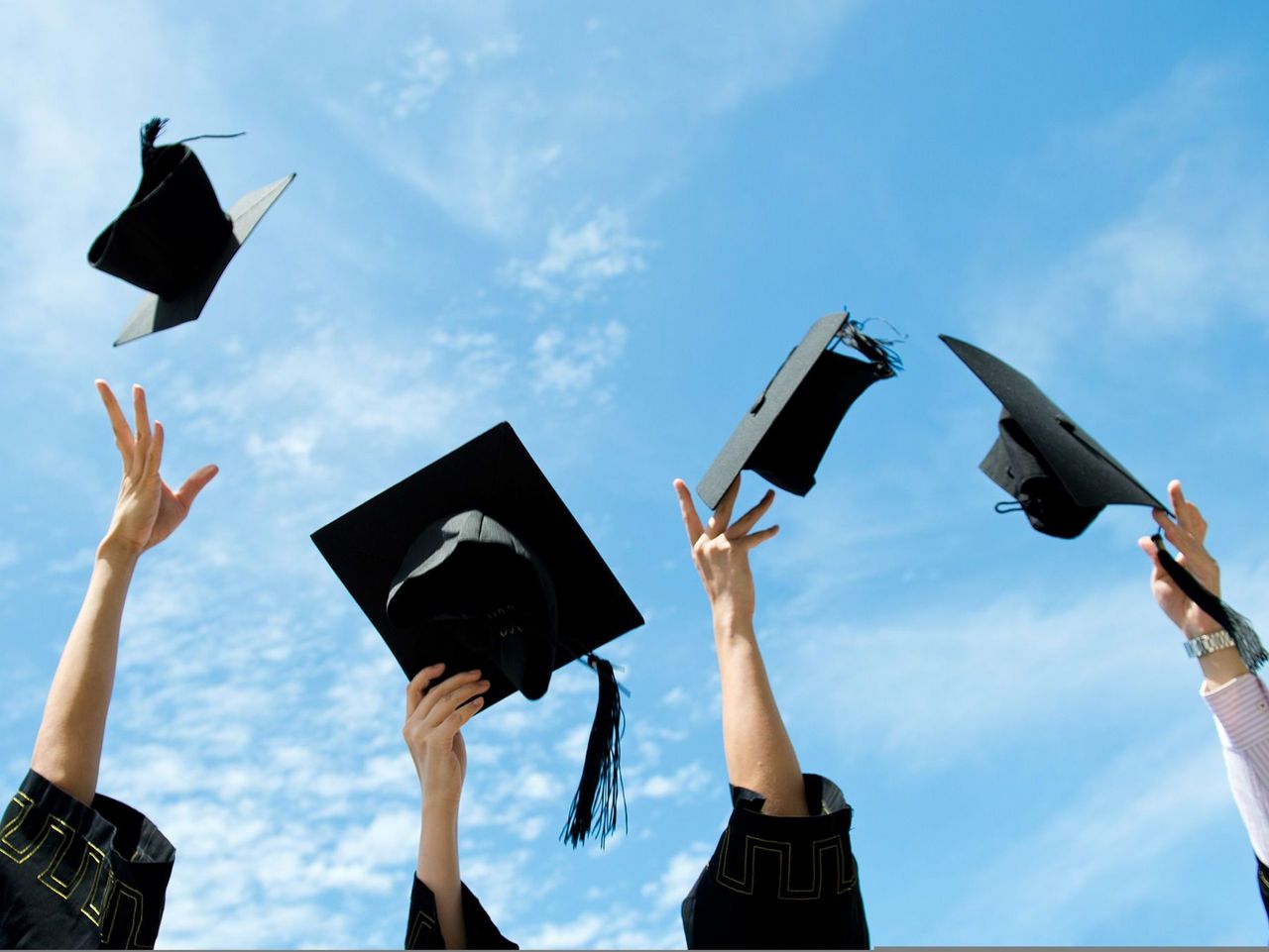 Flying doctoral hats