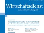 Cover of the 11th issue of the Journal Wirtschaftsdienst