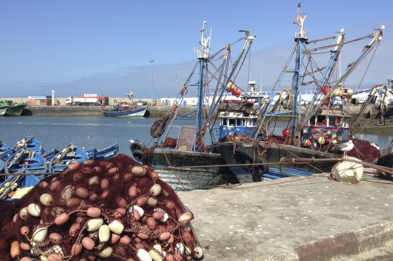 Fischerboote im Hafen von Safi (Marokko)