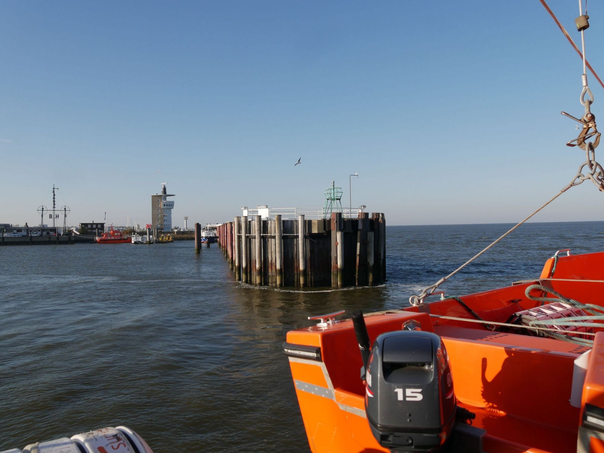 Die Solea verlässt den Hafen