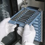 GC-MS: Autosampler bestückt mit beprobten Tenax-TA-Adsorptionsröhrchen