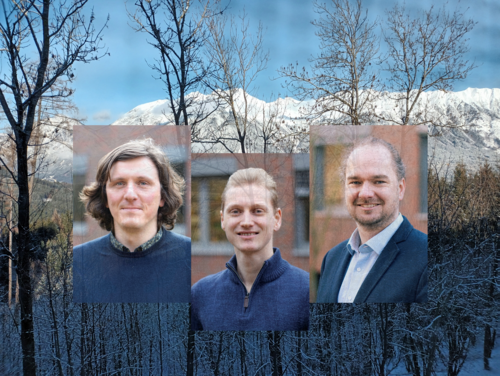 GfR Winter Seminar 2026 Martin Simmler, Alexander Kopka und Jan Cornelius Peters (from left to right)