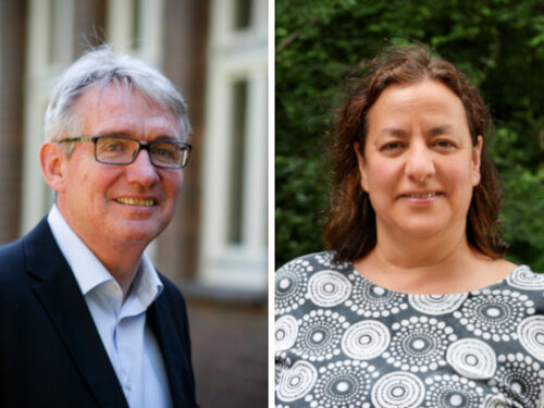 Peter Mehl (rechts) und Annett Steinführer (links)