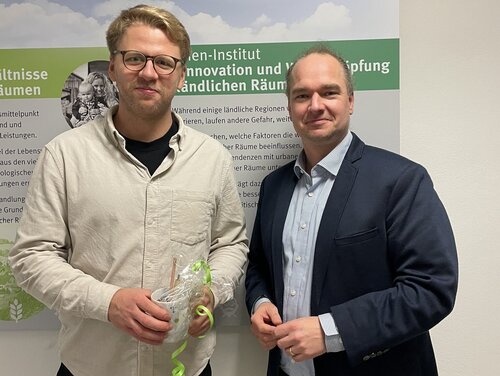 WI-Seminar Dezember 2025 Valentin Kissman (links) und Jan Cornelius Peters