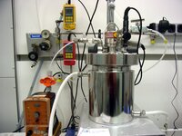 Edelstahldruckautoklav mit pH-Regelung unter Druck Edelstahldruckautoklav mit pH-Regelung unter Druck